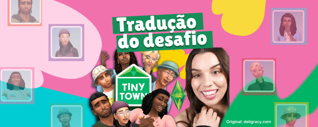Tradução do Desafio Tiny Town Challenge – The Sims 4